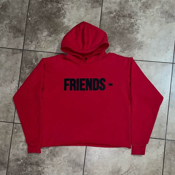 Vlone Friends - Hoodie ‘Red/Black’ Size Medium